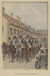 Procesión fúnebre del general francés Lazare Hoche, 1797